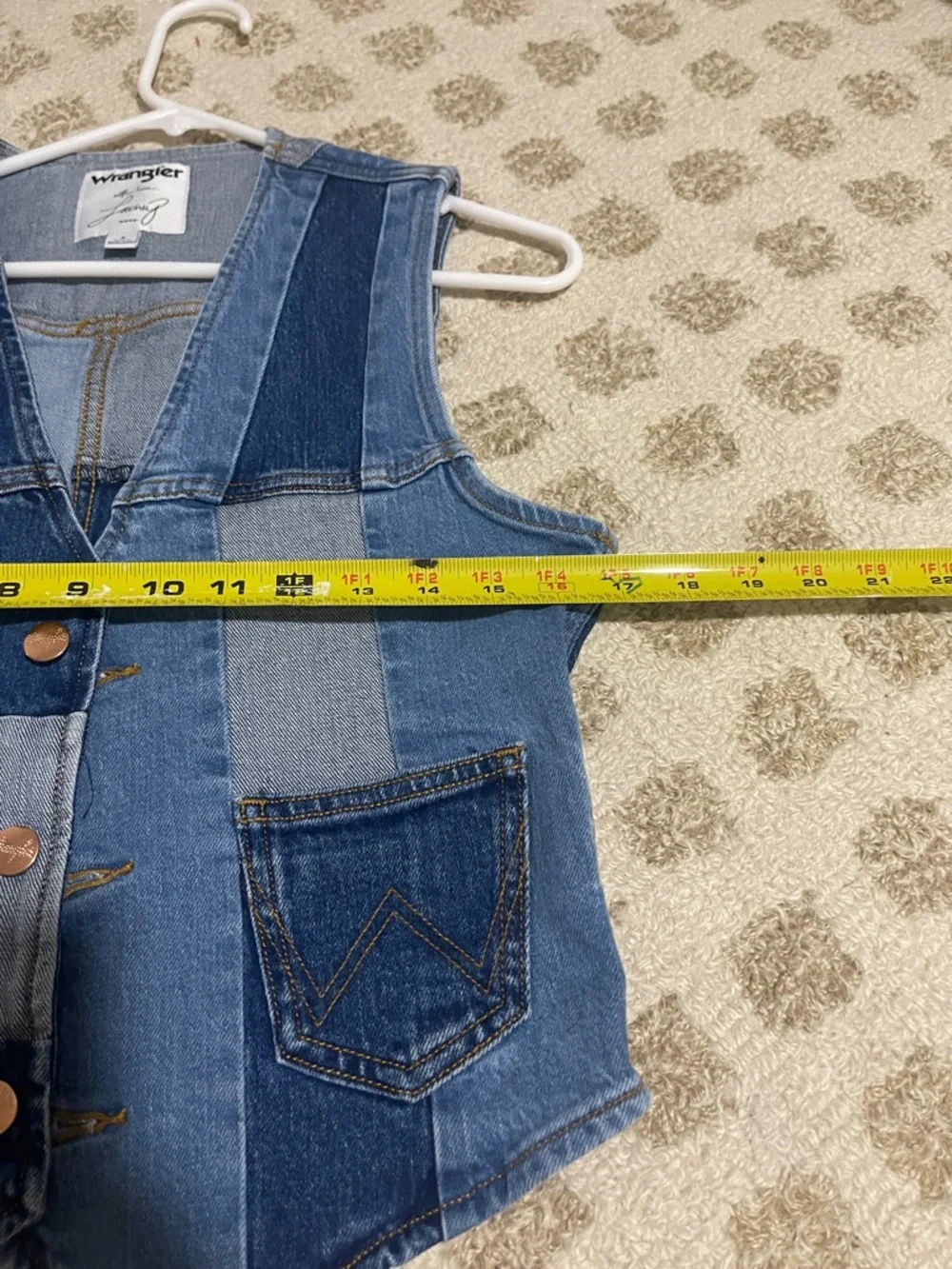 Wrangler with love Lainey Light Blue Denim Jacket - Picture 6 of 7